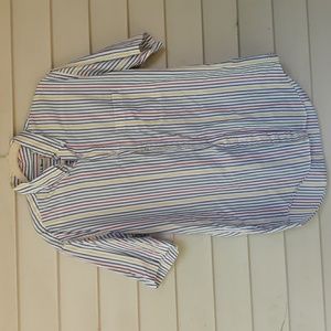Vtg 90s LL BEAN  shirt mens size medium stripef